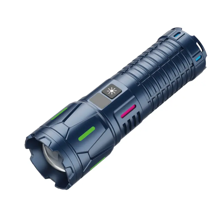 100W LED டாக்டிக்கல் ஃப்ளாஷ்லைட் USB ரிச்சார்ஜபிள்