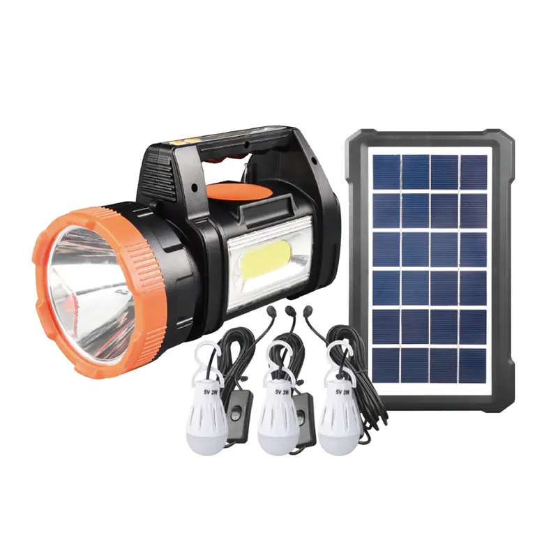 30W COB ரிச்சார்ஜபிள் சோலார் ஸ்பாட்லைட் கிட்