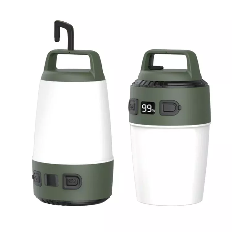 36W சிவப்பு மற்றும் வெள்ளை LED கேம்பிங் லான்டர்ன் ரிச்சார்ஜபிள்