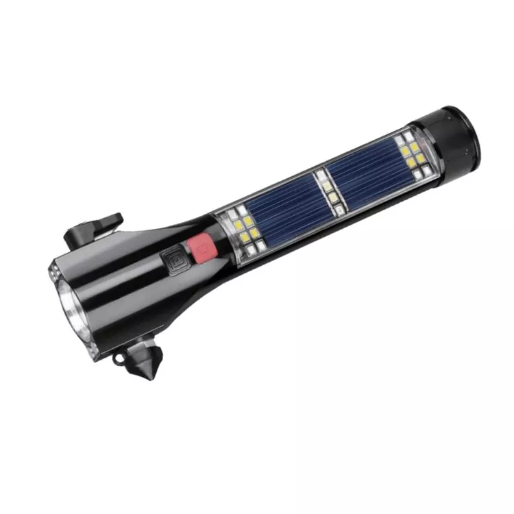 சோலார் ரிச்சார்ஜபிள் அவசர LED ஃப்ளாஷ்லைட்